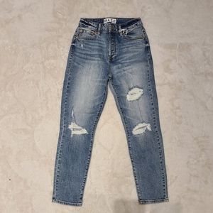Daze The Original High Rise Mom Ankle Denim Jeans Size 25